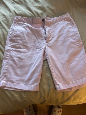 J. Crew Factory Light Pink Men’s Flat Front Shorts 11”